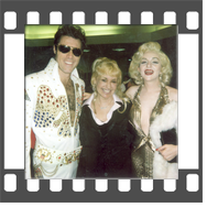 Marilyn-Monroe-Celebrity-Impersonator-Lookalike and Elvis Presley Lookalike
