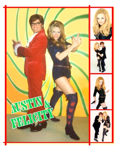 Felicity Shagwell and Austin Powers Impersonators Lookalikes