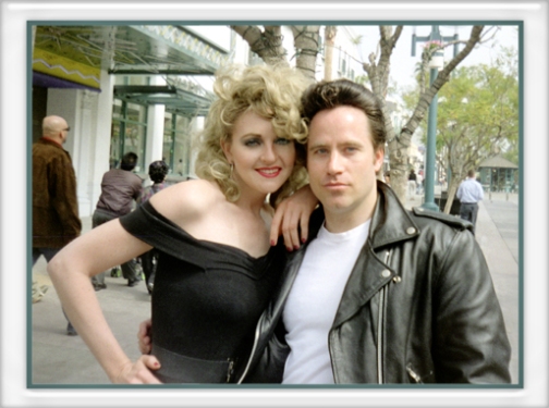 Sandy and Danny from Grease, Olivia Newton John Lookalike Impersonator