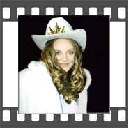 Music White Cowboy Hat Madonna Look alike