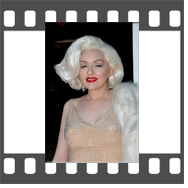 Marilyn Monroe Impersonator Holly Beavon at The Hollywood Museum